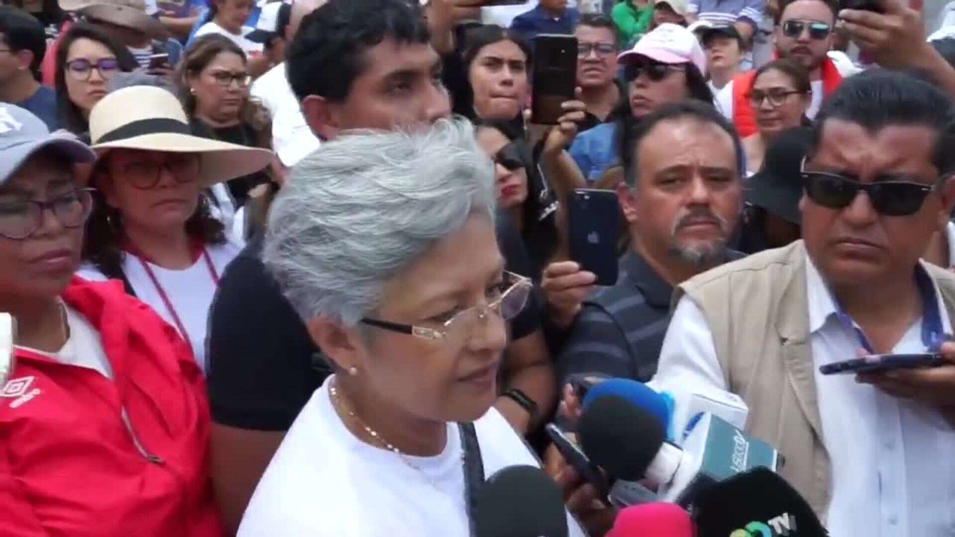 Portavoz de los trabajadores judiciales en México: 