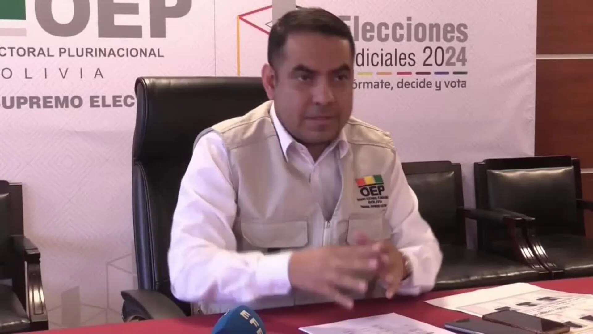 Vicepresidente TSE: Se van a 