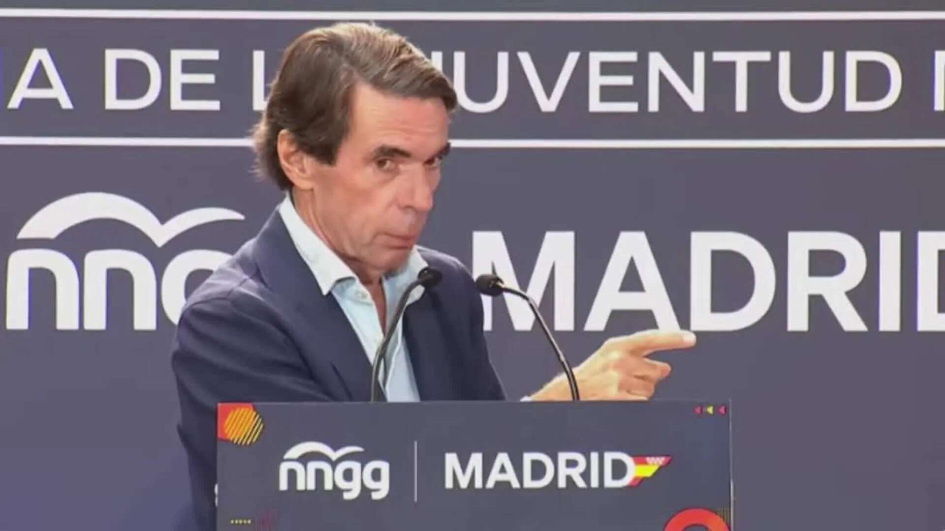 Aznar acusa de 