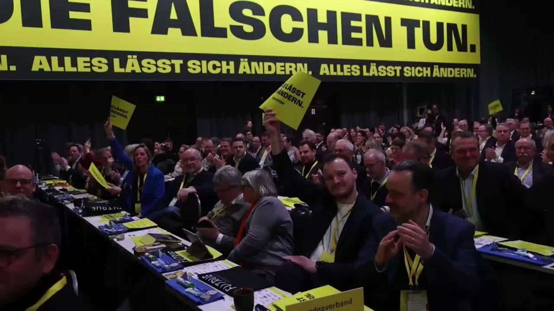 Los liberales piden el voto en Alemania para evitar una coalición de conservadores y verdes