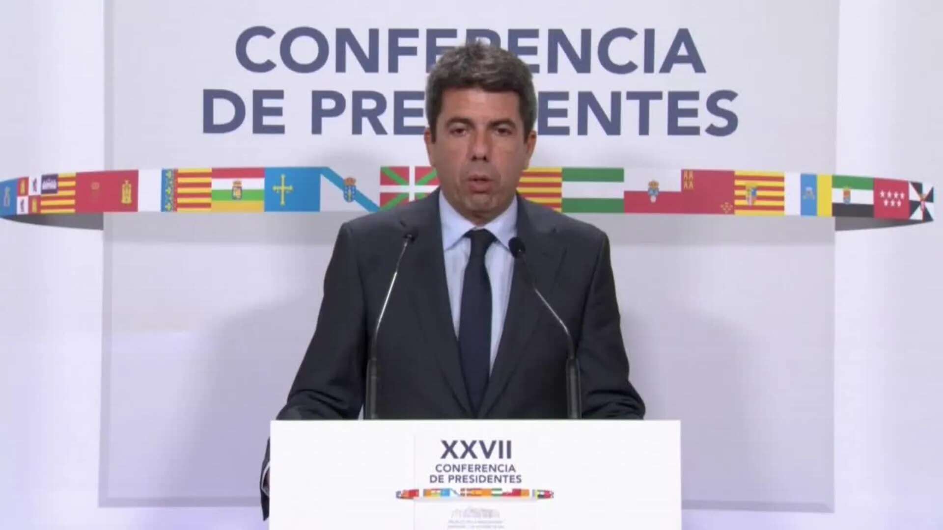 Mazón: Vinimos a la Conferencia de Presidentes sin propuestas y nos vamos sin respuestas