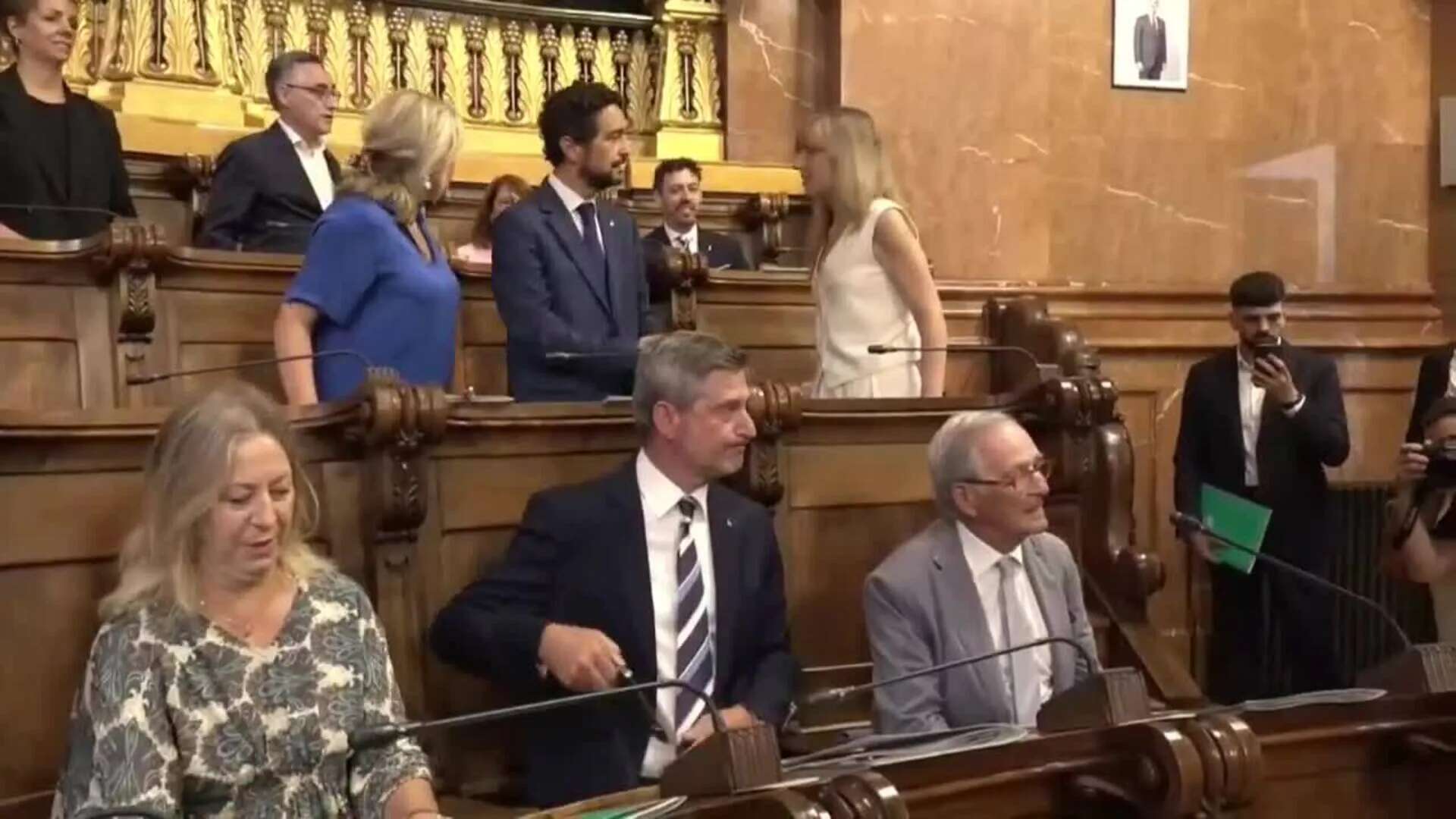 El exalcalde Xavier Trias se despide del ayuntamiento de Barcelona