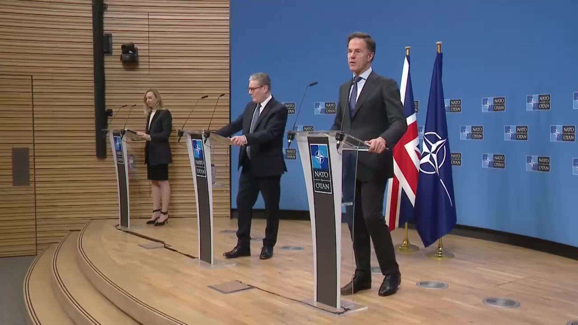 Rutte se muestra convencido de que las disputas arancelarias entre aliados no afectarán a la OTAN