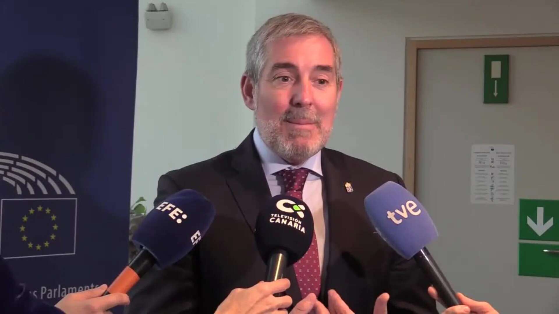 Clavijo pide que la UE “tome conciencia” de que Canarias es frontera exterior en migración