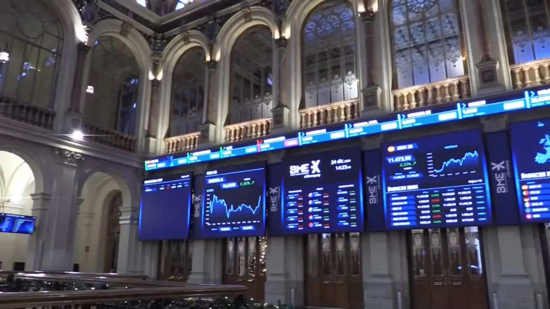 La Bolsa española cierra en Nochebuena con subida del 0,33 % y no logra los 11.500 puntos