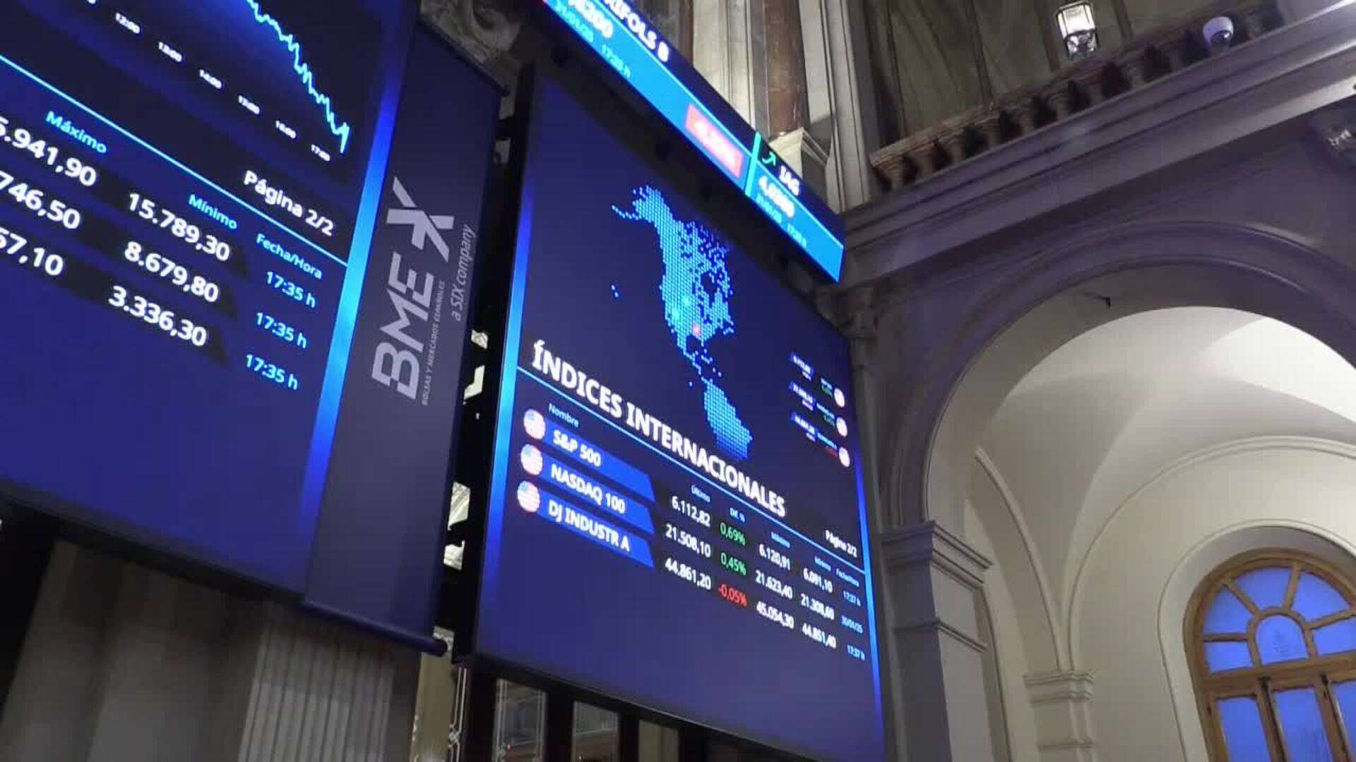 La Bolsa española baja el 0,41 % y rompe una racha de cuatro sesiones de ascensos