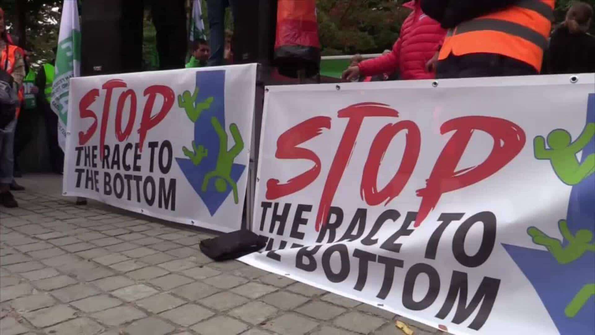 Las protestas de trabajadores del aeropuerto de Bruselas impiden volar a casi 500 aviones