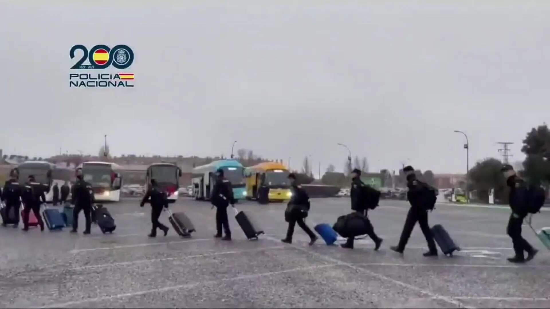 La Policía despliega en Valencia un nuevo contingente de casi mil alumnos de su escuela de Ávila