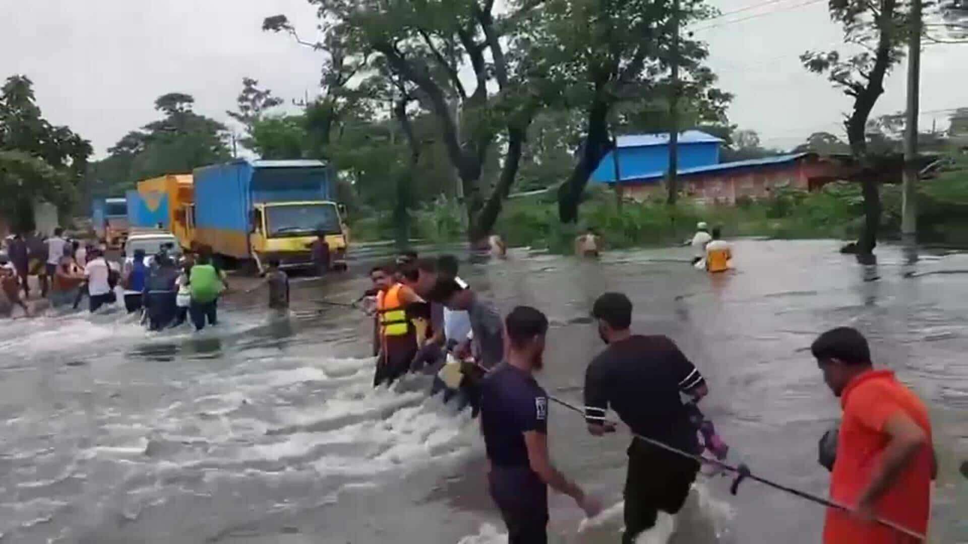 Inundaciones repentinas afectan a 2,9 millones de personas en el oeste de Bangladés