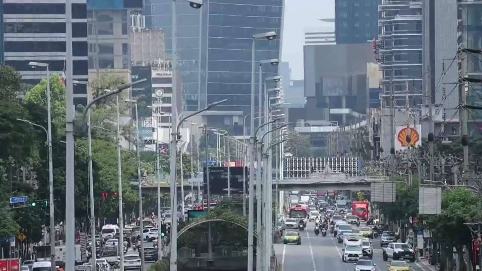 Bangkok registra este miércoles altos niveles de contaminación