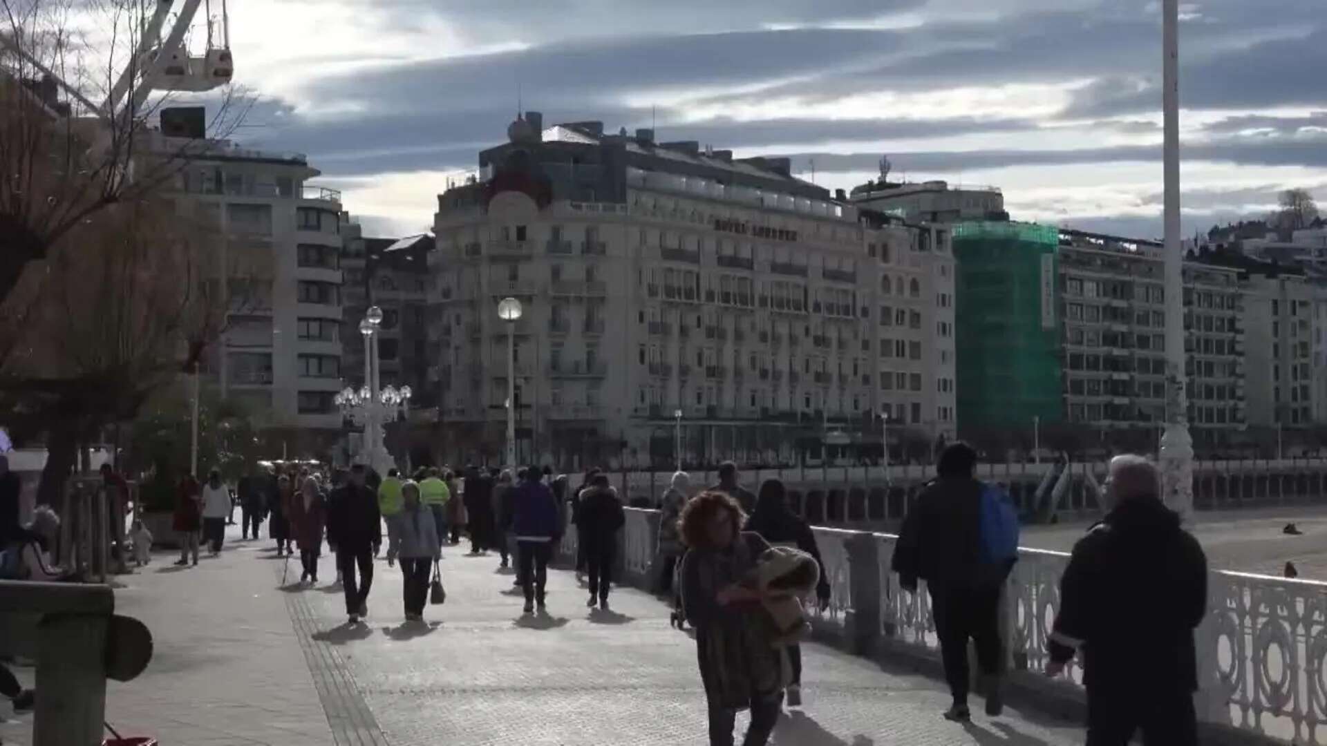 Temperaturas cálidas hoy en San Sebastián