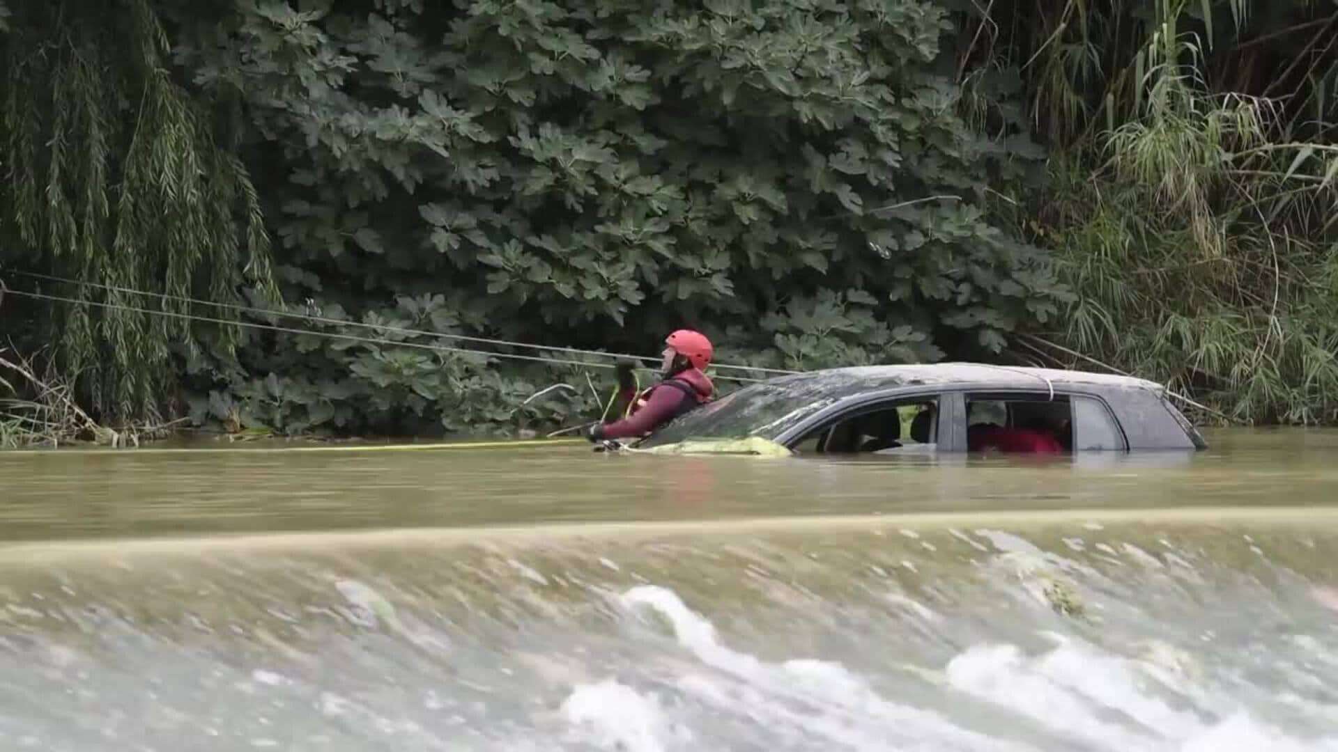 La riada de Alcalá del Júcar deja importantes daños materiales en la zona cercana al río