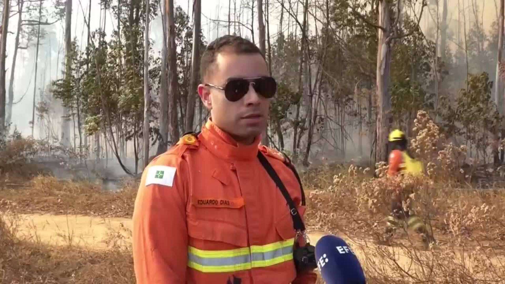 Voraz incendio consume el 20 % del mayor parque natural de Brasilia