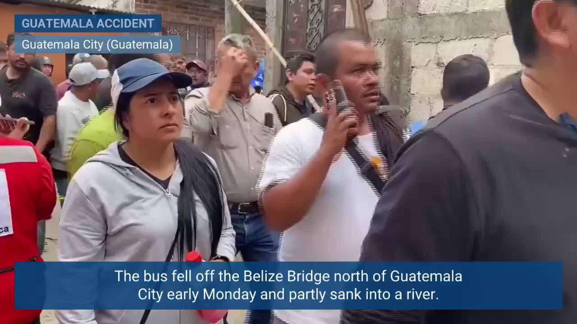 51 dead after bus plunges off bridge in Guatemala