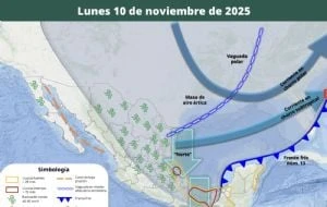 Masa de aire ártico cubre el país; se recrudecerá el frío entre lunes y jueves en estas entidades