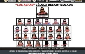 Desarticulan célula de “Los Alfas”, red de extorsión vinculada al CJNG en Edomex; 27 detenidos