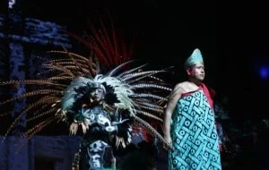Ópera “Cuauhtemóctzin” reúne a 5 mil personas en el Zócalo