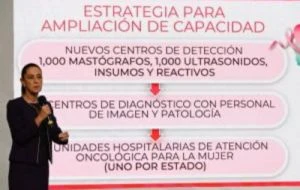 Sheinbaum anuncia inversión millonaria contra el cáncer de mama