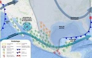 Frente frío 38 y masa de aire frío impactarán este fin de semana; heladas en los siguientes estados