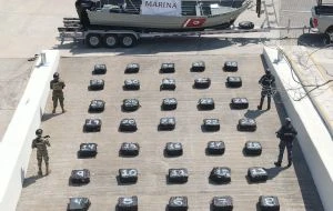Aseguran 1.5 toneladas de cocaína en costas de Jalisco; van casi 40 toneladas confiscadas en el país