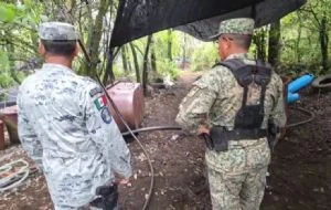 Desmantelan narcolaboratorio de metanfetamina en Huitzilac, Morelos