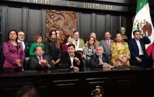 Noroña denunciará a Alito Moreno por agresión y pedirá su desafuero (Videos)