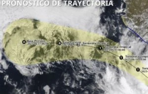 Dalila evoluciona a tormenta; prevén lluvias de muy fuertes a intensas en 5 estados