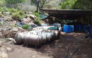 Desmantelan narcolaboratorio en Aquila; hallan mariguana y metanfetamina