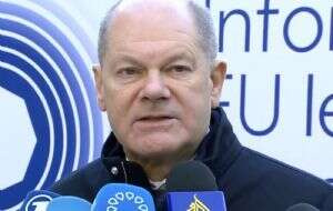 Canciller alemán Olaf Scholz elogia la “calma” de Sheinbaum para negociar con Trump (Video)