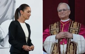 Este es el mensaje que envió Sheinbaum al recién nombrado Papa León XIV