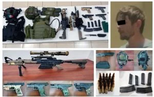 Detienen a estadunidense con armas largas y credencial de la CIA en Edomex