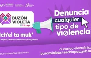 Autoridades de Chiapas colocarán “buzones violetas” en escuelas como herramienta contra el acoso