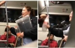 Lady Herpes: Mujer agrede a joven en transporte público por supuesto contagio (Video)