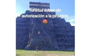 Turistas subieron al castillo de Kukulcán en Chichén Itzá pese a estar prohibido (Video)