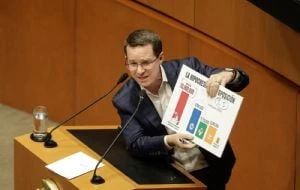 “Hicieron mierda al Poder Judicial”: Ricardo Anaya; se da un agarrón con Fernández Noroña (Video)