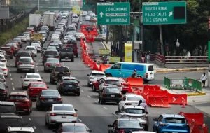 Obra de ciclovía sobre Calzada de Tlalpan tiene un avance del 60%