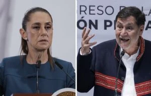 “No coincido para nada”: esto dijo Sheinbaum de las declaraciones de Noroña sobre fractura en la 4T