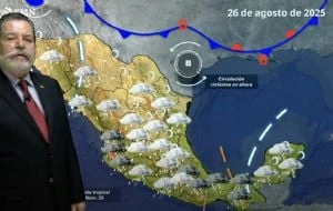 Lluvias muy fuertes e intensas con granizadas pegarán este martes a los siguientes estados