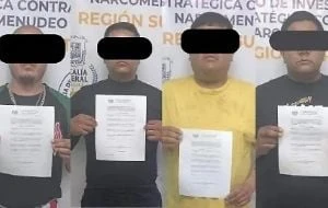 Detienen en Coahuila a tres policías y a un civil por narcomenudeo y “halconeo”