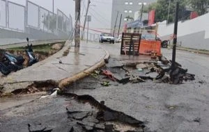 La tormenta tropical “Dalila” provoca daños en costas y montaña de Guerrero