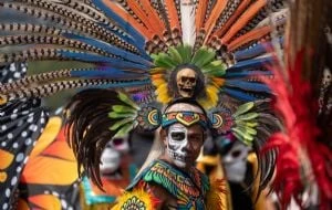 Carro monumental por 700 años de fundación México-Tenochtitlan liderará el Desfile de Día de Muertos