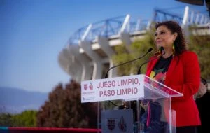 Brugada encabeza obras de rehabilitación en el Estadio Azteca por Mundial 2026
