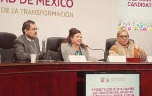 Brugada presenta el Comité de Evaluación para registro de aspirantes a juzgadores en la CDMX