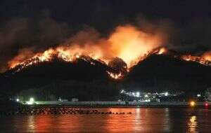 Incendio forestal en Japón ha causado daños a decenas de hogares y obligado a cientos a evacuar