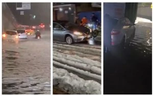 Lluvia y granizo colapsan las alcaldías Álvaro Obregón y Cuajimalpa (Videos)