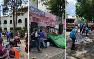 Retiran campamento frente a oficinas de la ONU; denunciaba caso de abuso sexual contra una menor