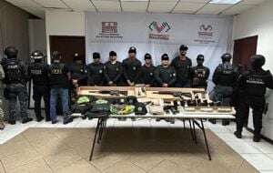 Capturan a banda criminal en Tapachula; liberan a empresario secuestrado y decomisan armas