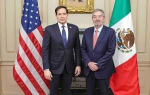 Rubio y De la Fuente reafirman compromiso para “desmantelar organizaciones delictivas y terroristas”