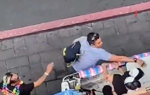 Denuncian ataque a persona LGBT+ en caravana Pride Morelos (Video)