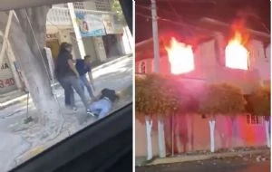 Golpiza a vendedor de frutas desata ira en Tehuacán; incendian casa, negocio y auto de agresores (Videos)